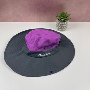 Sun Shade Purple Gray Hat Outdoor Casual Women
